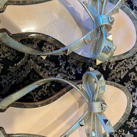 Valentino garavani rockstud slipper 37 fits like 7 US - Picture 4 of 4